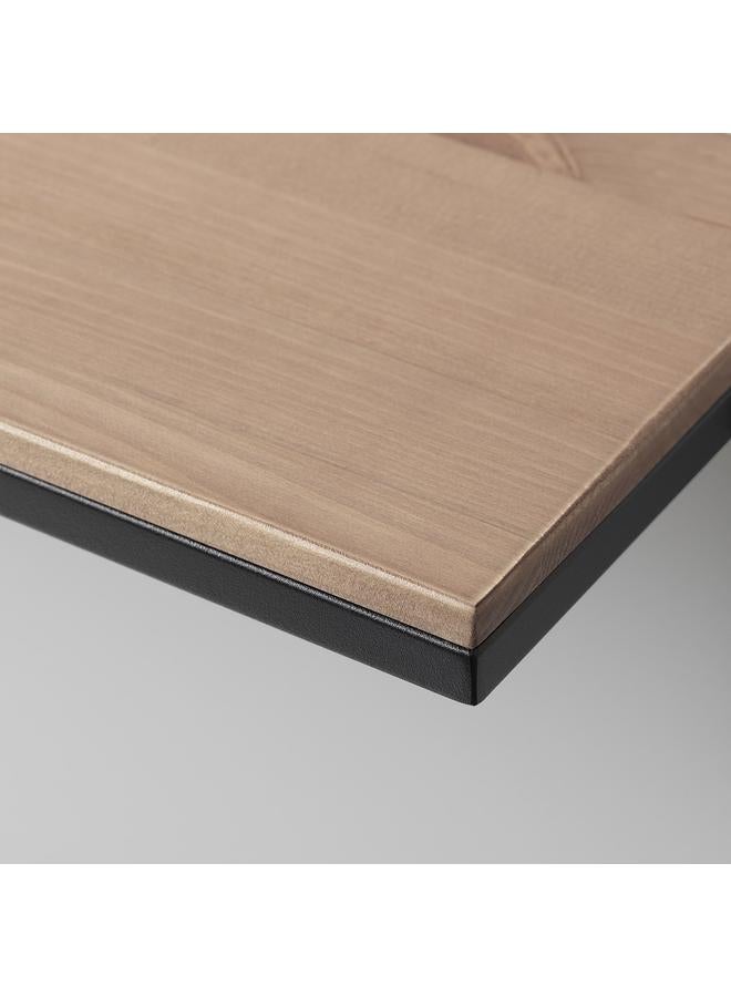 Wall shelf, black, 101x20 cm - Image 5