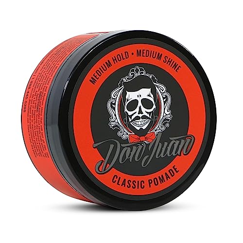 Don Juan Pomade | Medium High Hold | Medium Shine | Water Based | Honey Citrus Scent, 4oz - Image 1