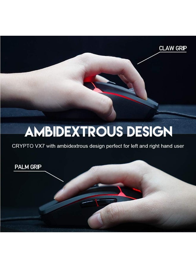 فانتيك CRYPTO II VX7 V2 Gaming Mouse Black - Image 4