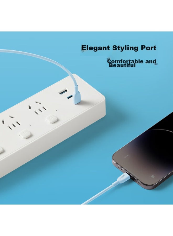 bull Ctoc/male-to Fast Charging Data Cable, 3a High Current/c-c/1m, Compatible With Apple 15 Series Fast Charging/huawei/xiaomi/tablets/laptops, Distant Mountain Blue - Image 5