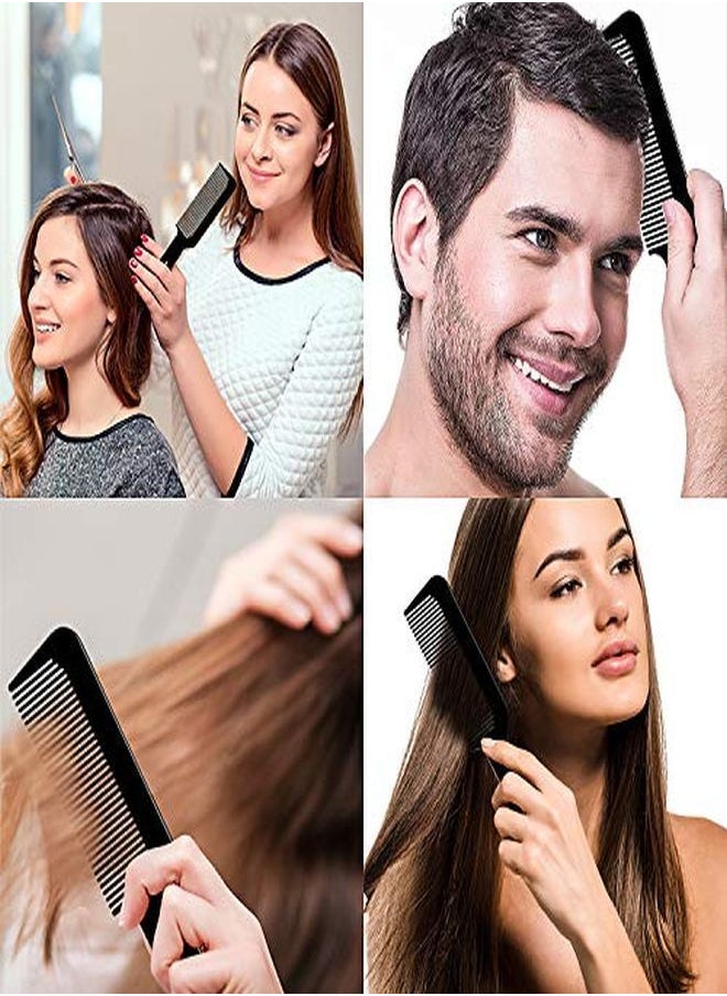 BOAO - 3 Pack Barber Combs Clipper Comb Flat Top Clipper Comb Hair Cutting Combs Great For ClipperCuts And Flattops (Black) - Image 1