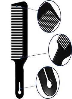 BOAO 3 Pack Barber Combs Clipper Comb Flat Top Clipper Comb Hair Cutting Combs Great For ClipperCuts And Flattops (Black)  - Image 4