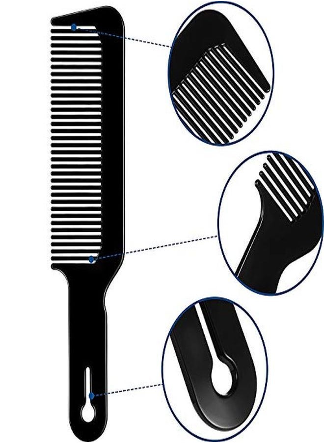 BOAO - 3 Pack Barber Combs Clipper Comb Flat Top Clipper Comb Hair Cutting Combs Great For ClipperCuts And Flattops (Black) - Image 1