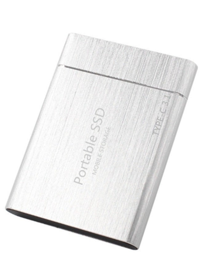 Beauenty Type-C Mobile Solid State Drive Portable USB3.1 Interface SSD Shockproof Aluminum Alloy Solid State Drive for PC Laptop Mac Data Storage and Transfer and Android Phone, Computers and Tablets(1TB,Sil  - Image 1