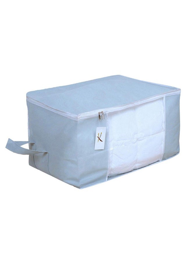 Kuber Industries Kuber Industries Non-Woven Underbed Storage Organiser Set Of 2 (Grey), 47 Centimeters, 33 Centimeters  - Image 5