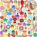 Hungdao 80 Pcs Dog Squeaky Toys Bulk for Small Dog Cute Plush Stuffed Puppy Chew Teething Toys Pet Bundle Easter Gift for Chewing Cleaning Interactive PlayCute Style - Image 3