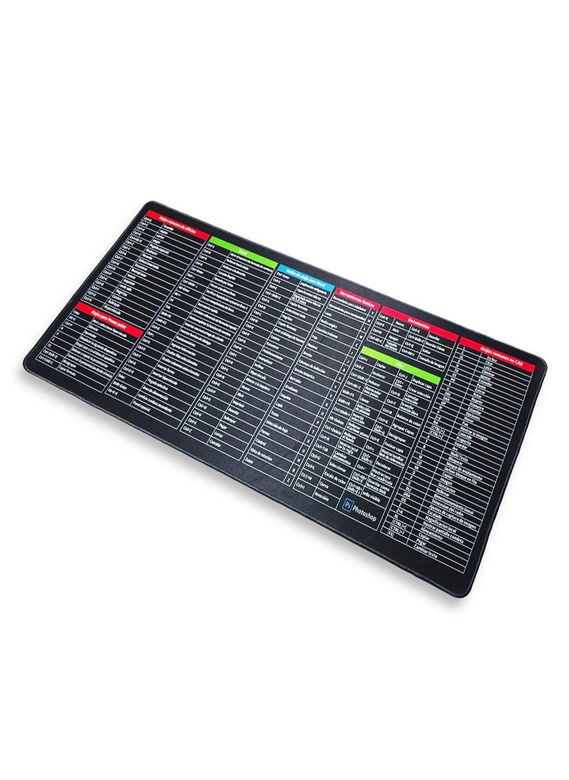Generic - Gaming Mouse Pad Size 70X30 CM - Stitched Edges Anti-slip rubber base-Optimized for all mouse sensitivities and sensors - Image 1