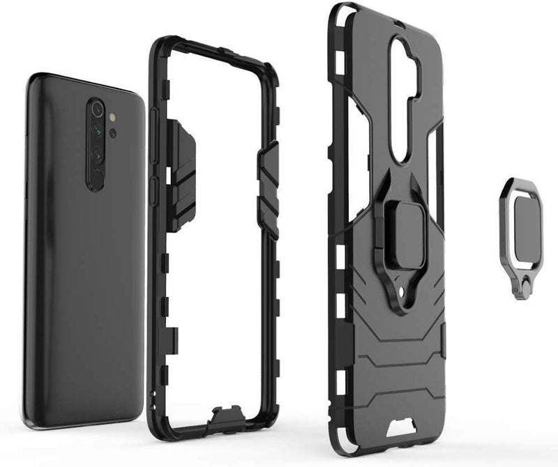 SPAZY CASE غطاء خلفي سيليكون لجهاز Realme X2 Pro - أسود - Image 2