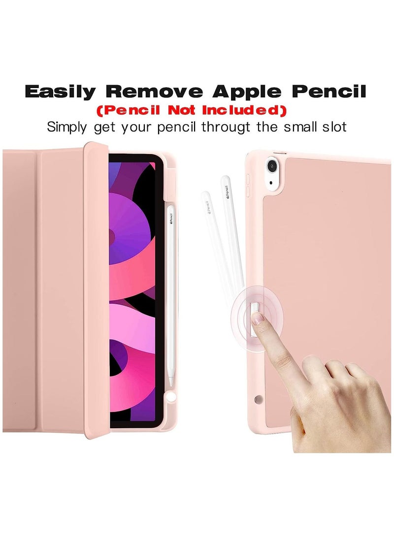 iPad Air 4 Case 2020, iPad Air 4th Generation Case with Pencil Holder [Full Body Protection + Apple 2nd Pencil Charging and Auto Wake/Sleep] Smart Stand Cover Case - Image 2