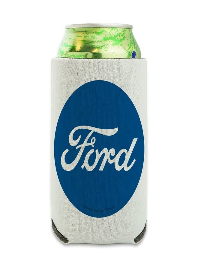 GRAPHICS & MORE Ford Classic Script Logo Can Cooler - Drink Sleeve Hugger Collapsible Insulator - Beverage Insulated Holder - Image 1