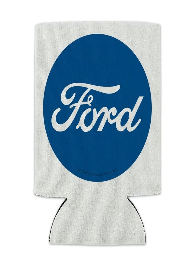 GRAPHICS & MORE Ford Classic Script Logo Can Cooler - Drink Sleeve Hugger Collapsible Insulator - Beverage Insulated Holder - Image 2