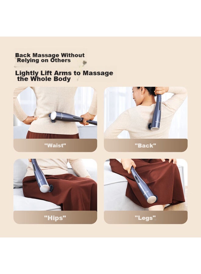 Cloris German Cervical Massager Shoulder And Neck Massager Handheld Vibration Massage Hammer Full Body Massager Device Gift For Parents Birthday Present For Wife G23a - Image 5