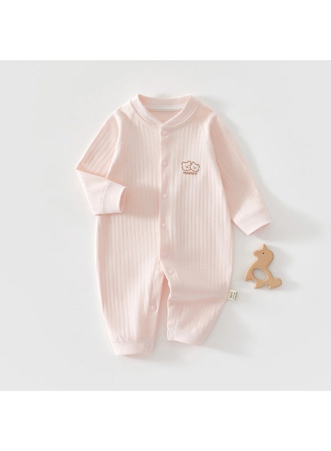بدلة أطفال قطنية خالصة للمواليد - ملابس أطفال فصل الربيع والخريف