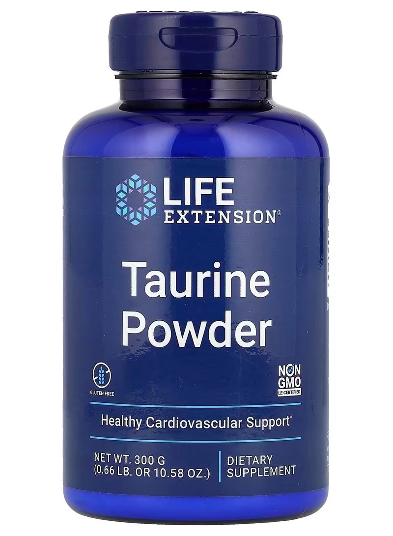 Life Extension, Taurine Powder, 10.58 oz (300 g) - Image 1