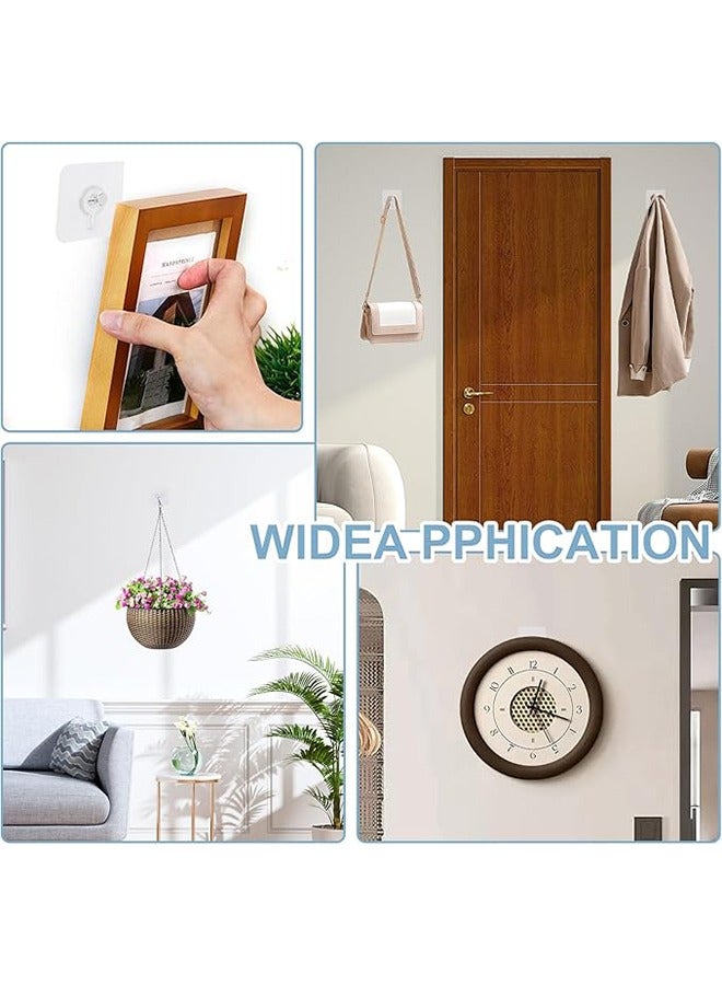 JOYBOS خطافات الصور، 30 قطعة من خطافات الصور ذاتية اللصق المقاومة للماء، خطافات الصور على الحائط، علاقة حائط شديدة التحمل بدون مسامير، مناسبة للمنزل والمطبخ والحمام والمكتب - Image 4