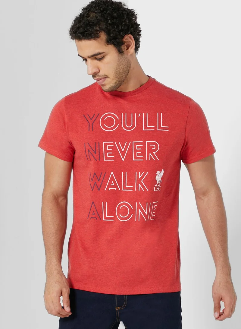 Liverpool FC Liverpool Youll Never Walk Alone T-Shirt