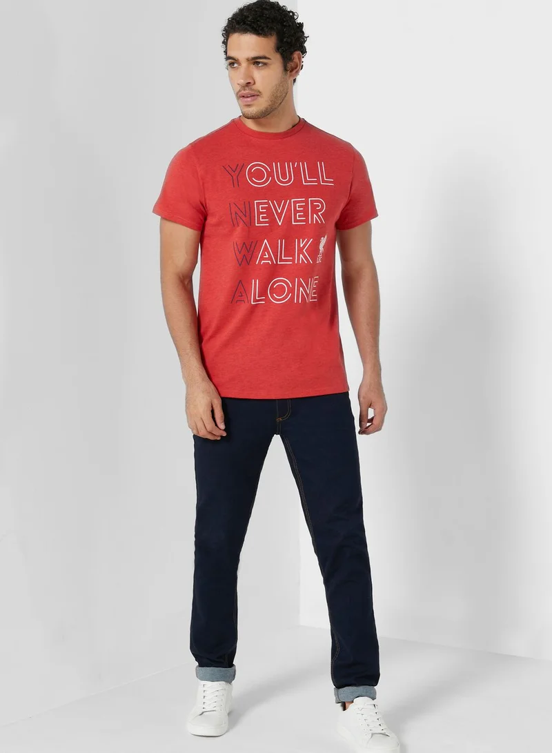 Liverpool FC Liverpool Youll Never Walk Alone T-Shirt