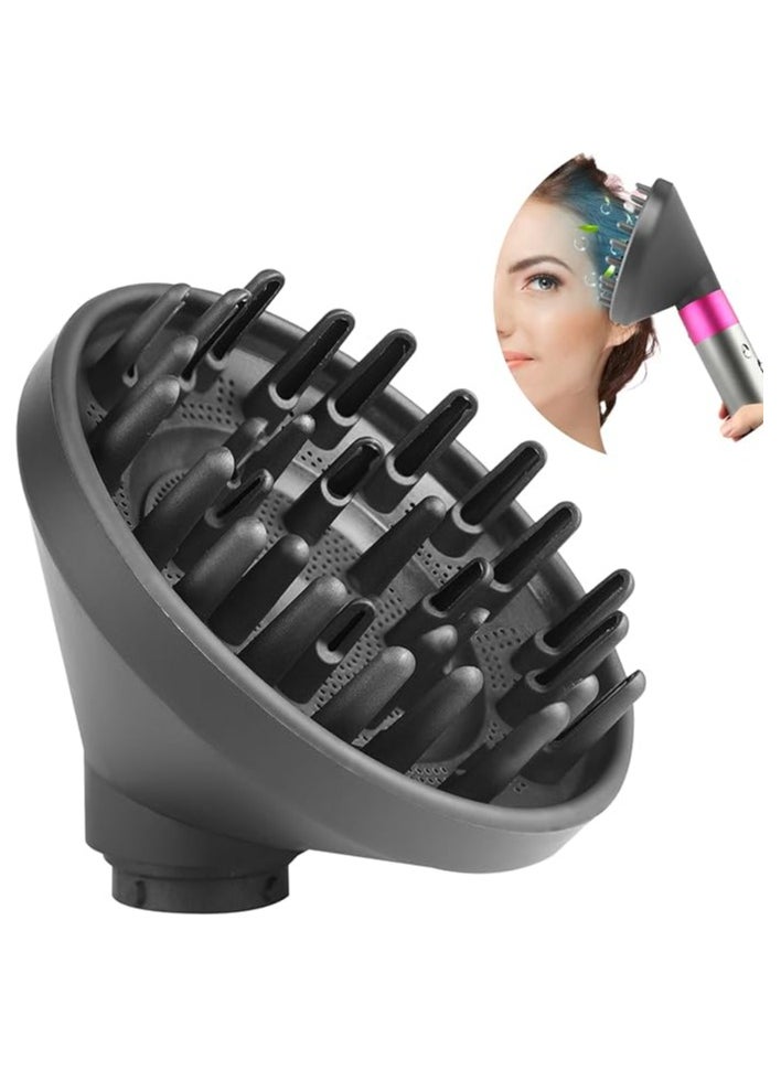 سعودي ديلز - ملحق موزع روائح Airwrap Styler، متوافق مع HS01 وHS05، تصميم خفيف الوزن وصغير الحجم لتحويل مصفف الشعر الخاص بك بسهولة إلى مجفف شعر، أسود - Image 1