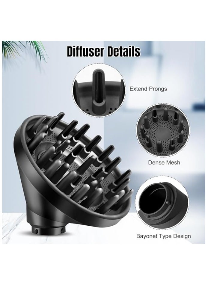 سعودي ديلز - ملحق موزع روائح Airwrap Styler، متوافق مع HS01 وHS05، تصميم خفيف الوزن وصغير الحجم لتحويل مصفف الشعر الخاص بك بسهولة إلى مجفف شعر، أسود - Image 1