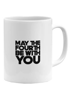 LIT Star Wars Quote Printed Coffee White Ceramic Mug  - Image 1