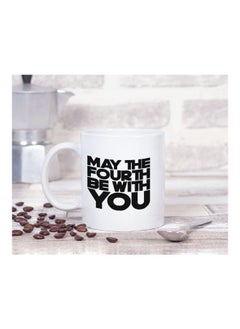 LIT Star Wars Quote Printed Coffee White Ceramic Mug  - Image 2