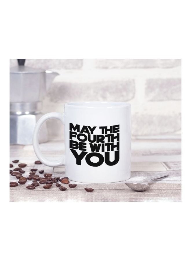 LIT Star Wars Quote Printed Coffee White Ceramic Mug - Image 2