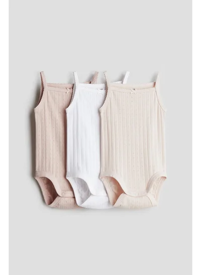 H&M 3-pack sleeveless bodysuits