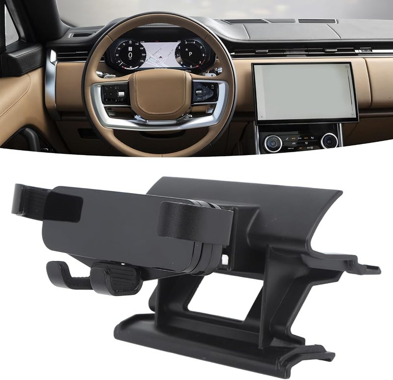 TOPINCN Car Phone Mount Air Vent Clip for Sport 2023 ABS construction, 360 degree rotation, secure dashboard viewing, replacement for Land Rover Sport 2023 - Image 4