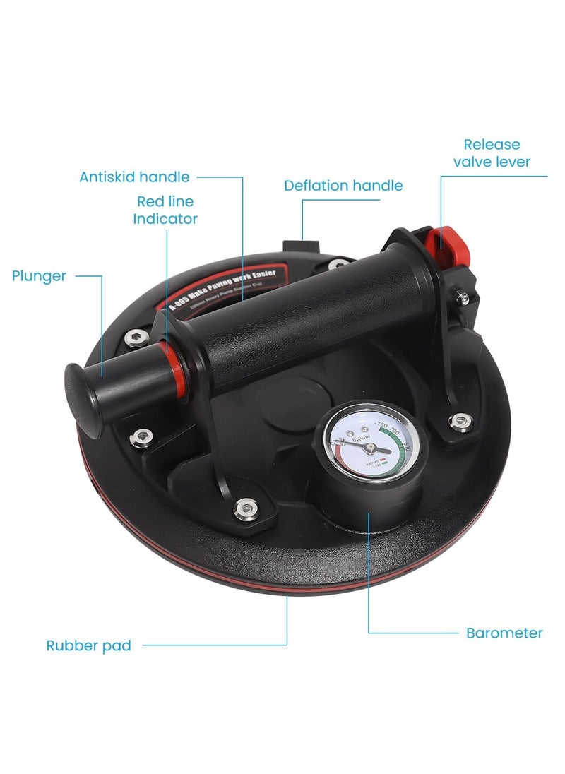 Generic - Vacuum Suction Cup Tool with Pressure Gauge for Safety and Efficiency - Image 1