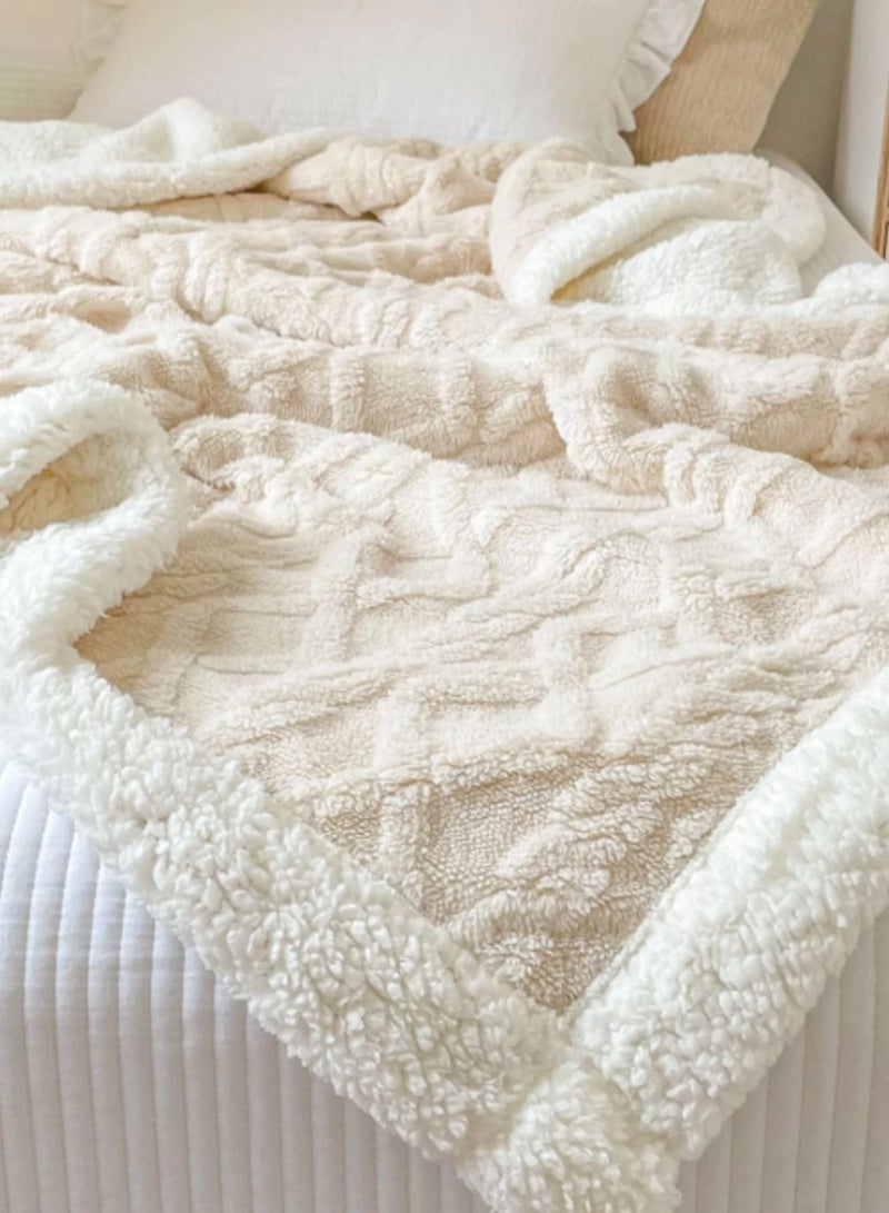 DubaiGallery Thicken home bedding quilt blanket newborn baby kids sleeping bag covering plaid bedding sheet  - Image 4