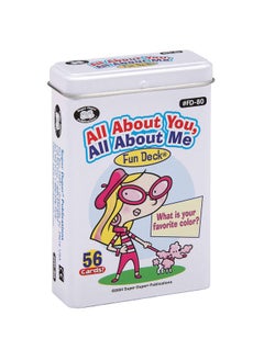 Super Duper Publications Super Duper Publications | All About You, All About Me Fun Deck | Communication and Social Skills Flash Cards | Educational Learning Materials for Children  - Image 1