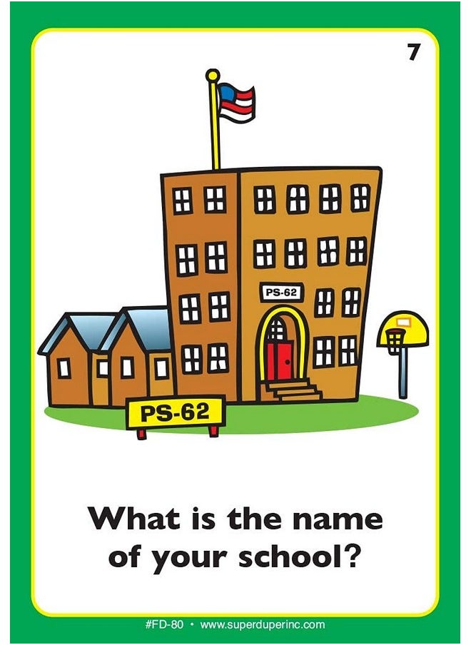 Super Duper Publications - Super Duper Publications | All About You, All About Me Fun Deck | Communication and Social Skills Flash Cards | Educational Learning Materials for Children - Image 1