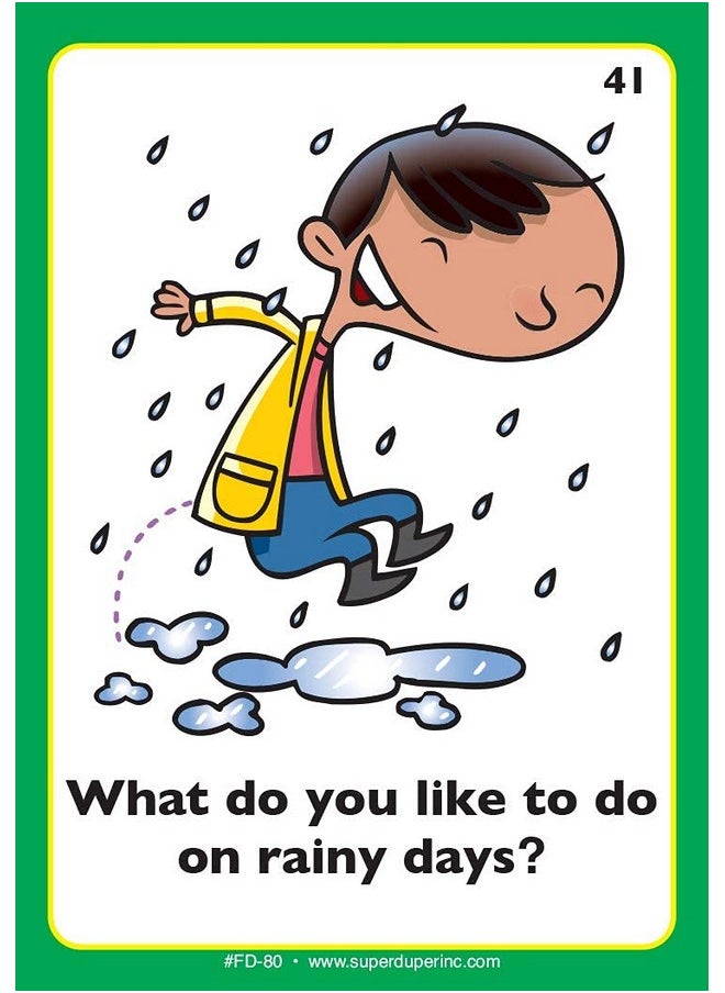 Super Duper Publications - Super Duper Publications | All About You, All About Me Fun Deck | Communication and Social Skills Flash Cards | Educational Learning Materials for Children - Image 1
