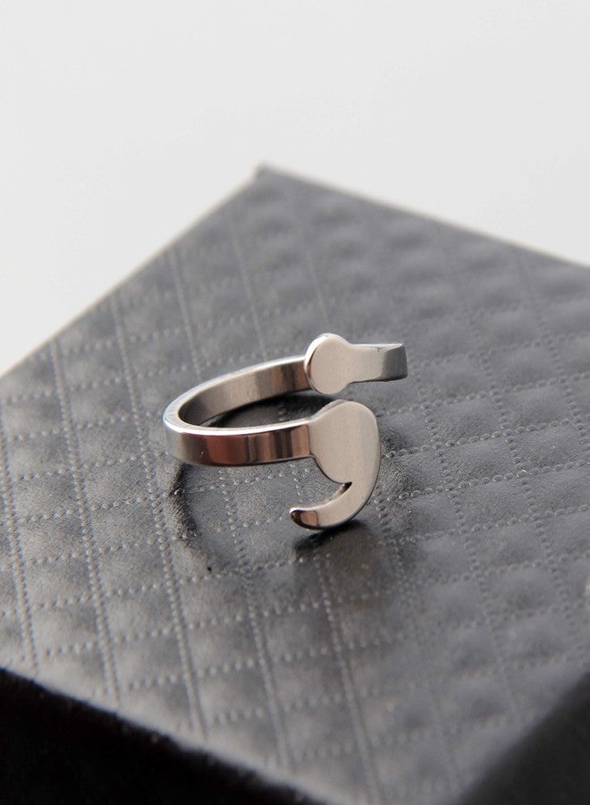 SEIRAA Semicolon Rings Inspirational Motivational Ring Recovery Suicide Awareness Jewelry Semicolon Jewelry for Women (Ring for woman) - Image 4