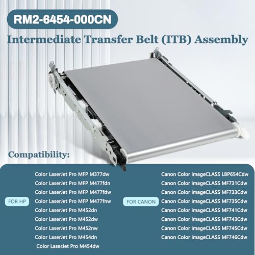 Ebusin RM2-6454-000CN Intermediate Transfer Belt Assembly (ITB) for HP Color Laser Printer Pro M452 M454 M377 M477 & Canon Color imageCLASS LBP654 MF731, MF733, MF735 - Image 2