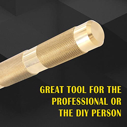 Tektall 5 Brass Drift Punch Set, Hand Tool Punches Tools for Home use 1/4-Inch 3/8-Inch 1/2-Inch 5/8-Inch 3/4-Inch 1/4'' 3/8'' 1/2'' 5/8'' 3/4'' 5 Pc. Replace 67003-MAI 045256670034 - Image 5