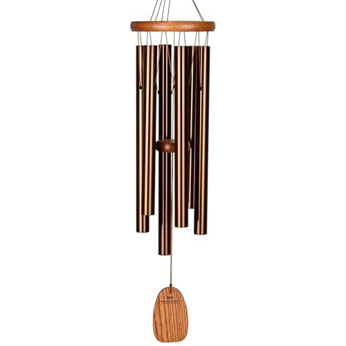 Woodstock Chimes Woodstock Wind Chimes Amazing Grace Chime Medium (24'') Bronze Wind Chime Inspirational and Memorial Gifts Wind Chimes for Outside Patio Home or Garden Decor - Image 1