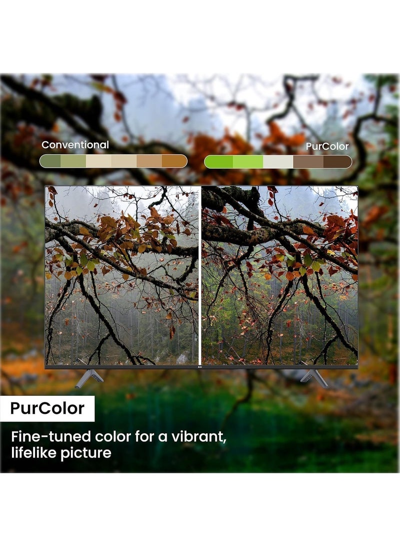 SPJ 75-Inch 4K UHD Android Smart LED TV – Voice Control Remote, Screen Mirroring, Bluetooth, HDMI & USB Ports, Built-in Wi-Fi, Google Play, Bezel-Less Design – Black | 1-Year Warranty - Image 5