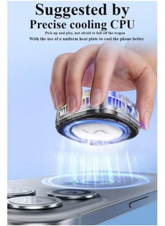 Super ZYouth Magnetic Mobile Phone Cooler with Semiconductor Cooling Chip, Universal Cooling Fan for iPhone & iPad, Perfect for Tiktok Live, Outdoor Vlogs, Mobile Gaming – Portable & Efficient  - Image 3