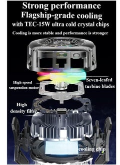 Super ZYouth Magnetic Mobile Phone Cooler with Semiconductor Cooling Chip, Universal Cooling Fan for iPhone & iPad, Perfect for Tiktok Live, Outdoor Vlogs, Mobile Gaming – Portable & Efficient  - Image 4