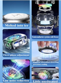Super ZYouth Magnetic Mobile Phone Cooler with Semiconductor Cooling Chip, Universal Cooling Fan for iPhone & iPad, Perfect for Tiktok Live, Outdoor Vlogs, Mobile Gaming – Portable & Efficient  - Image 5