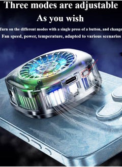 Super ZYouth Magnetic Mobile Phone Cooler with Semiconductor Cooling Chip, Universal Cooling Fan for iPhone & iPad, Perfect for Tiktok Live, Outdoor Vlogs, Mobile Gaming – Portable & Efficient  - Image 2