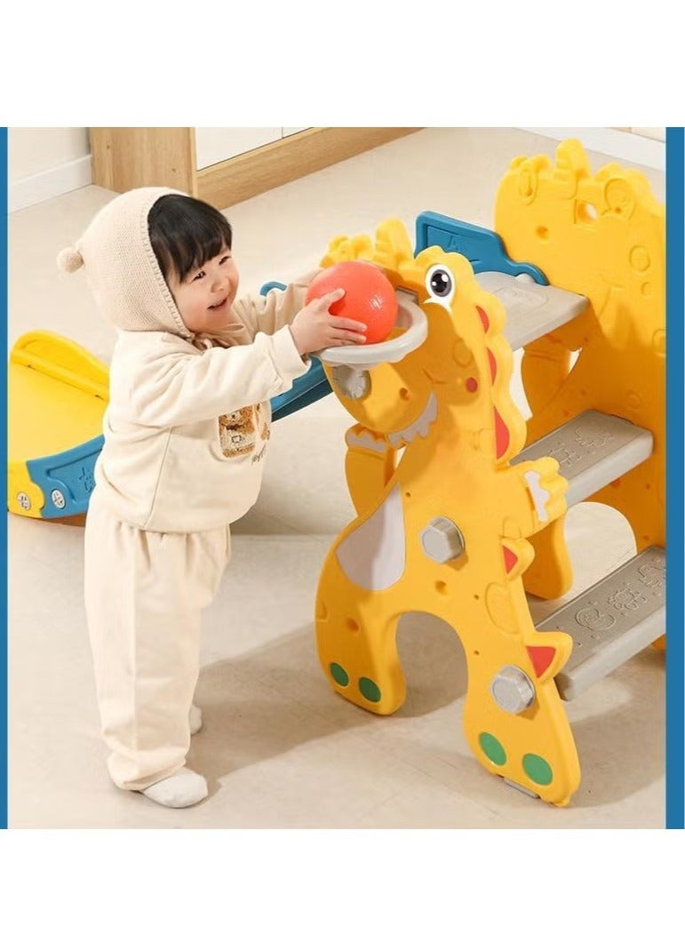 Toddler Slide and Swing Set for Kids Age 2 3 4 5 6 7 8 9, 4 in 1 Baby Slide Set for Toddler Slide, Swing, Climb Slide Set for Kids Outdoor Indoor 3+ Year Old, Home Toy Game for Boys and Girls - Image 4