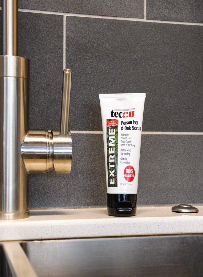 Tecnu تيكنو إكستريم سكراب لسمّية اللبلاب والبلوط - يزيل السموم من الجلد التي تسبب طفح اللبلاب السام والبلوط السام، أنبوب 4 أونصات، (عبوة من 2) - Image 3