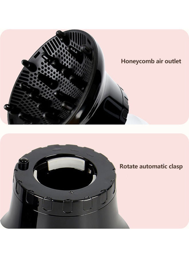 NIBEMINENT Electric Hair Drier Wind Cover Black - Image 2