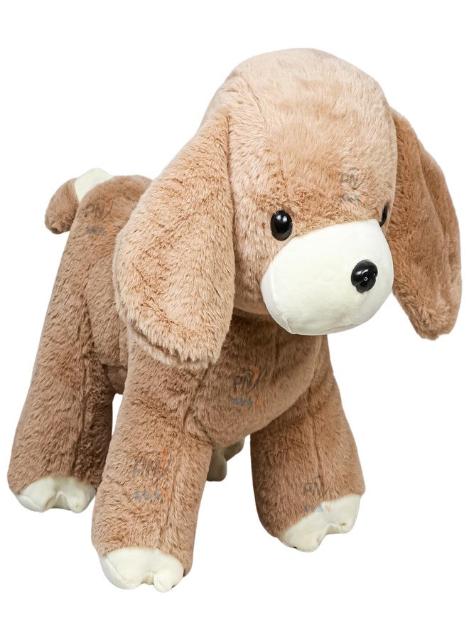 PN AVAN Soft Toys Puppy for Kids Baby Boys & Girls H42cm. L54cm. W49cm.(Brown Puppy) - Image 1