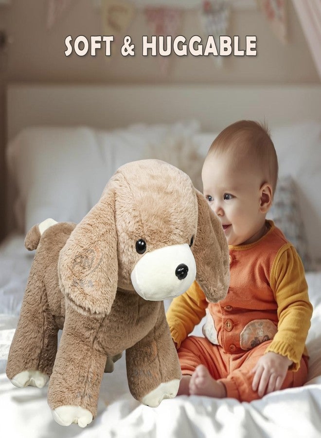 PN AVAN Soft Toys Puppy for Kids Baby Boys & Girls H42cm. L54cm. W49cm.(Brown Puppy) - Image 3