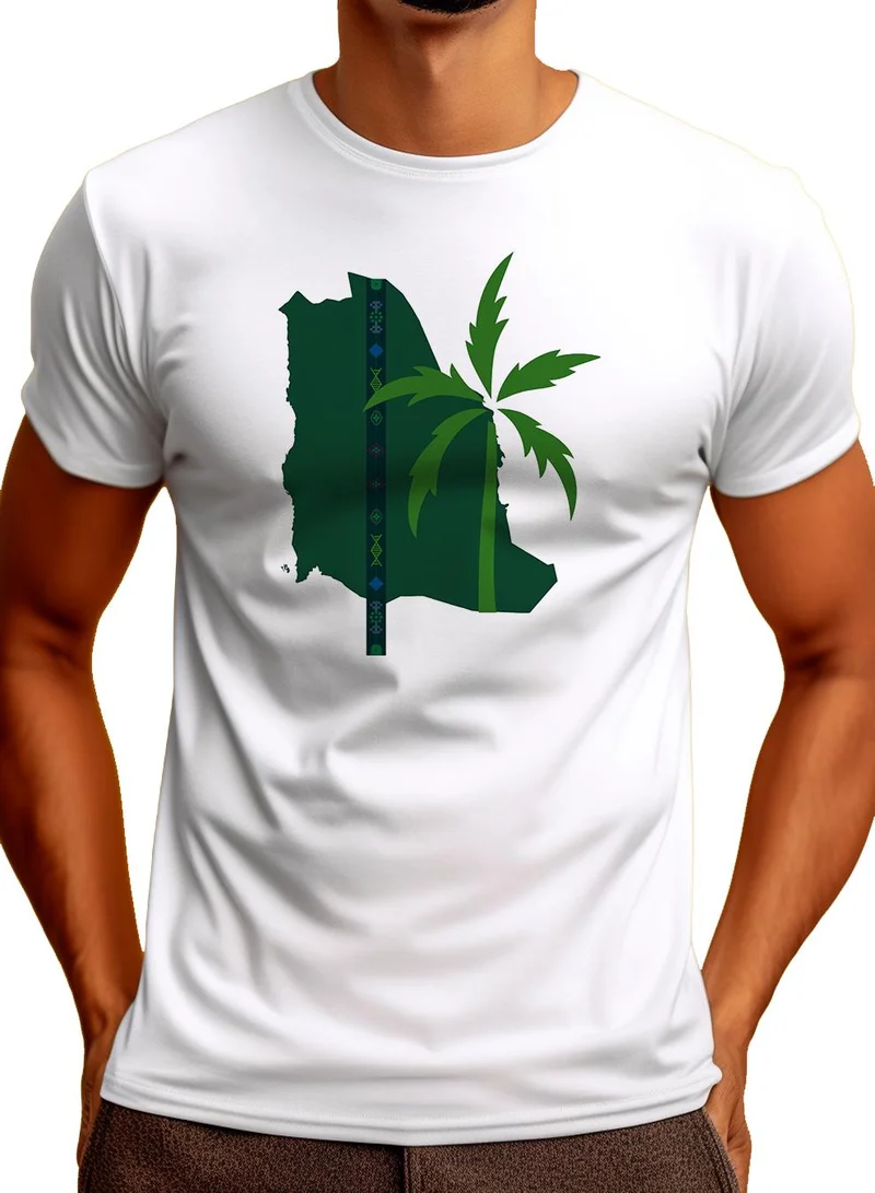 Lowha Cotton T-Shirt for Saudi National Day, Founding Day, Everyday Saudi Pride Wear for Women & Men