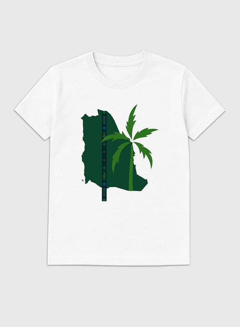 Lowha Cotton T-Shirt for Saudi National Day, Founding Day, Everyday Saudi Pride Wear for Women & Men