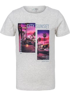 BRZ Kids Sunset Printed Boy Short Sleeve T-Shirt  - Image 1